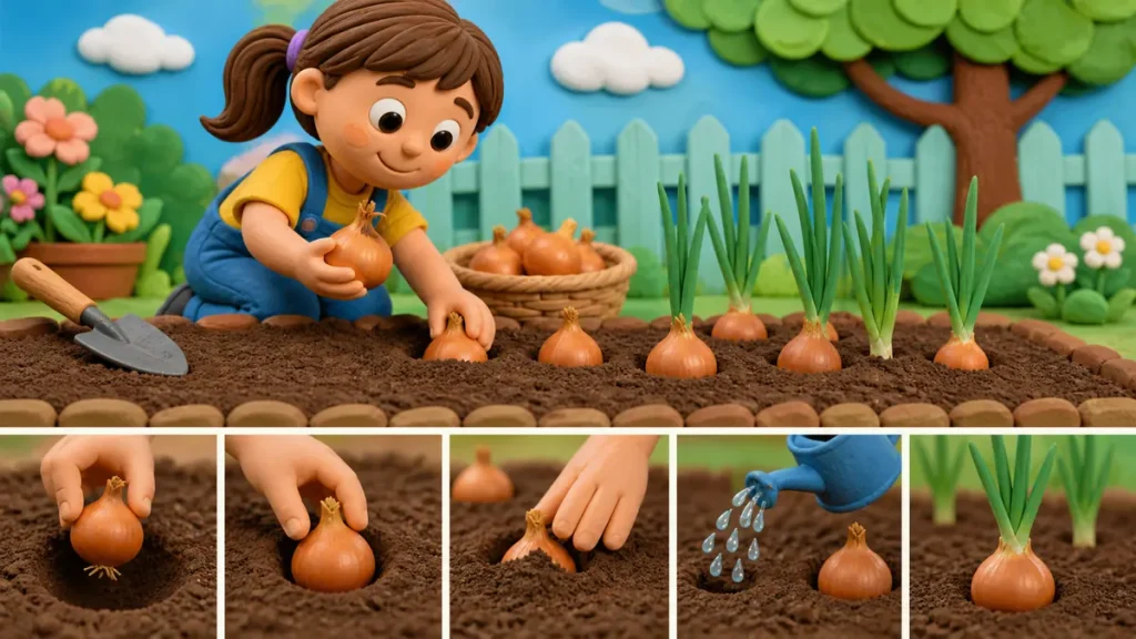 ¿Cómo plantar cebollas?
