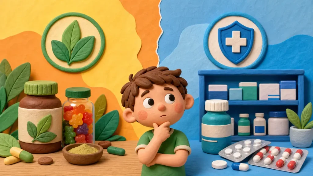 Diferencias entre suplementos y medicamentos