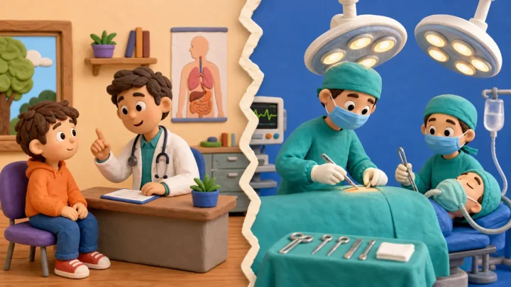 Diferencias entre cirujano y médico general