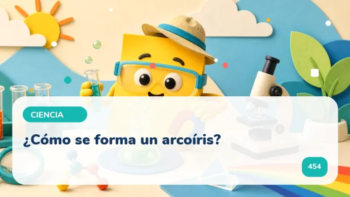 ¿Cómo se forma un arcoíris?
