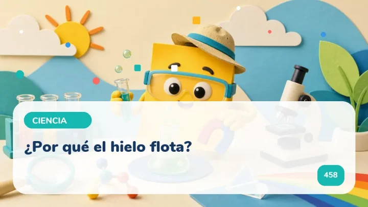 ¿Por qué el hielo flota?