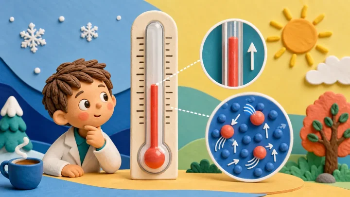 ¿Cómo sabe un termómetro la temperatura?