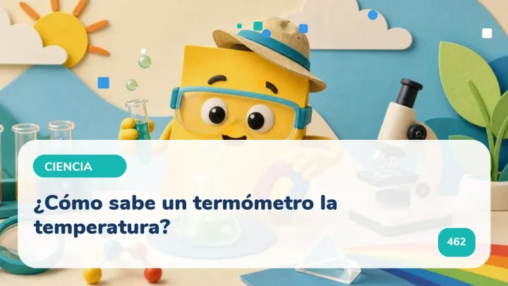 ¿Cómo sabe un termómetro la temperatura?