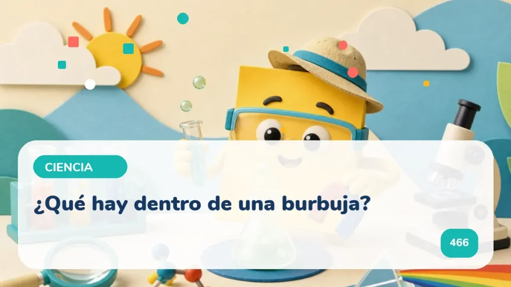 ¿Qué hay dentro de una burbuja?