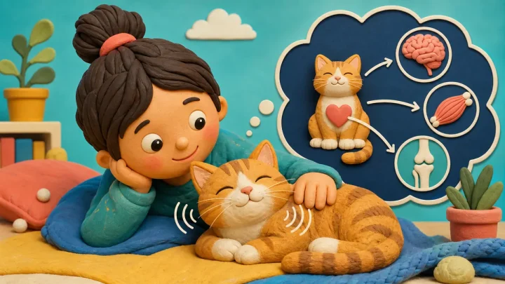 ¿Por qué ronronean los gatos?