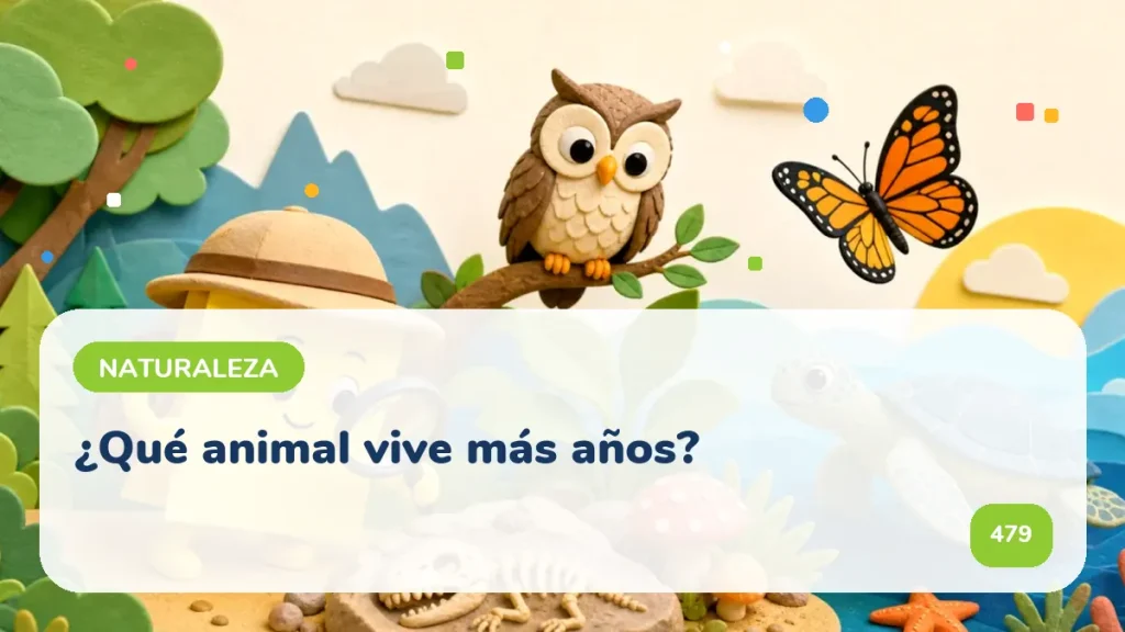 ¿Qué animal vive más años?