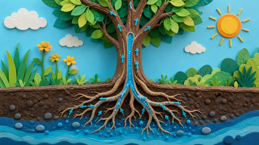 ¿Cómo beben agua los árboles?