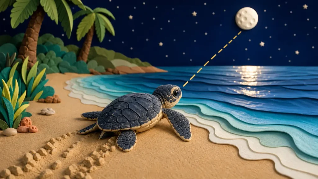 ¿Cómo se orientan las tortugas marinas?