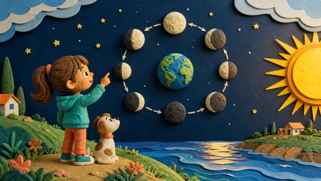 ¿Por qué la Luna cambia de forma?
