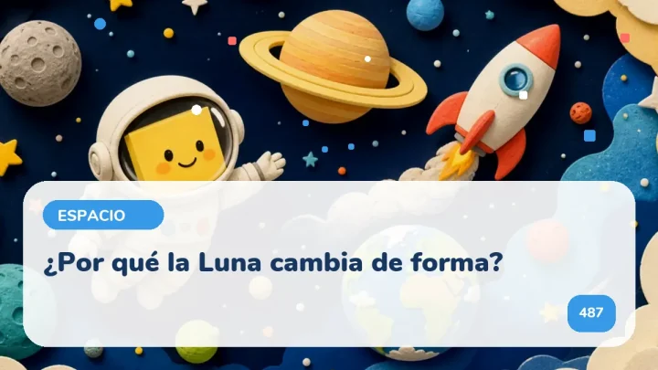 ¿Por qué la Luna cambia de forma?