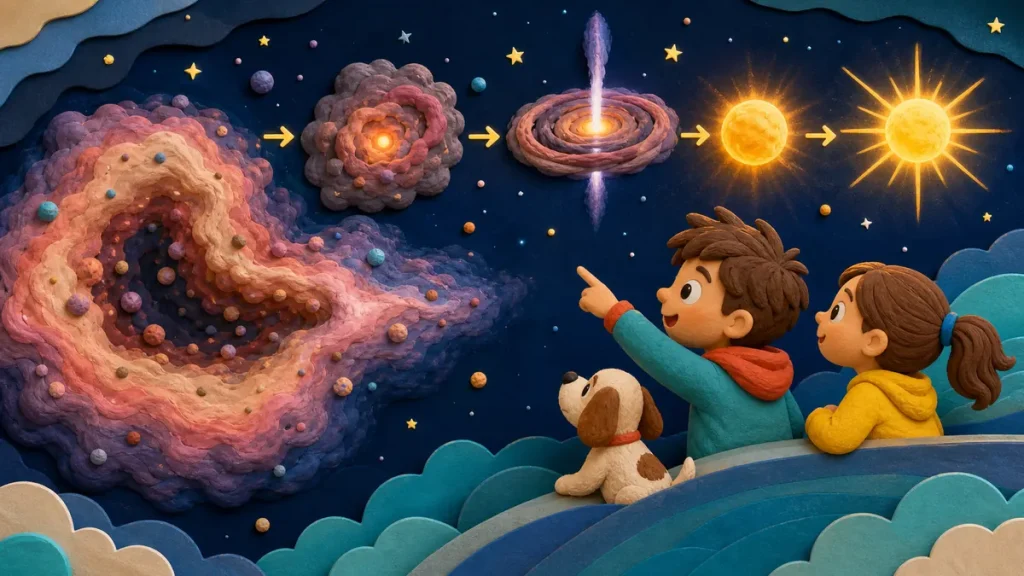 ¿Cómo nacen las estrellas?