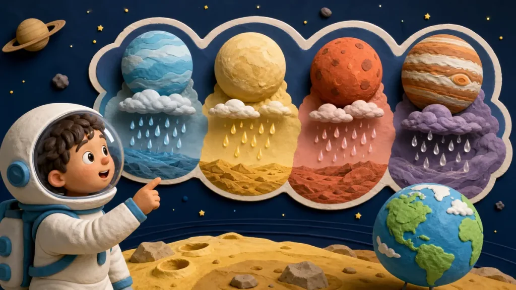 ¿Puede llover en otros planetas?
