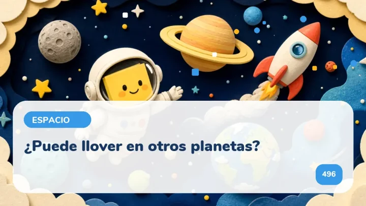 ¿Puede llover en otros planetas?