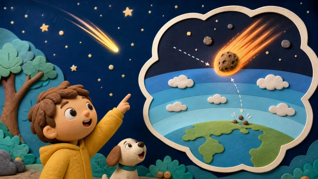¿Qué es una estrella fugaz?