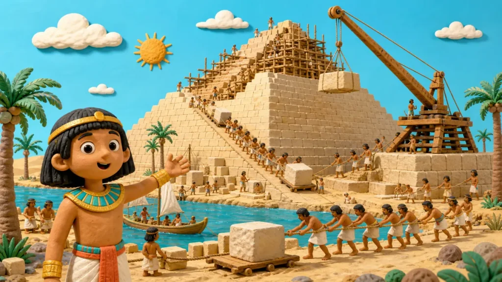 ¿Cómo construyeron las pirámides?