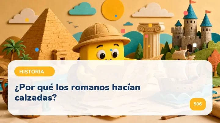 ¿Por qué los romanos hacían calzadas?