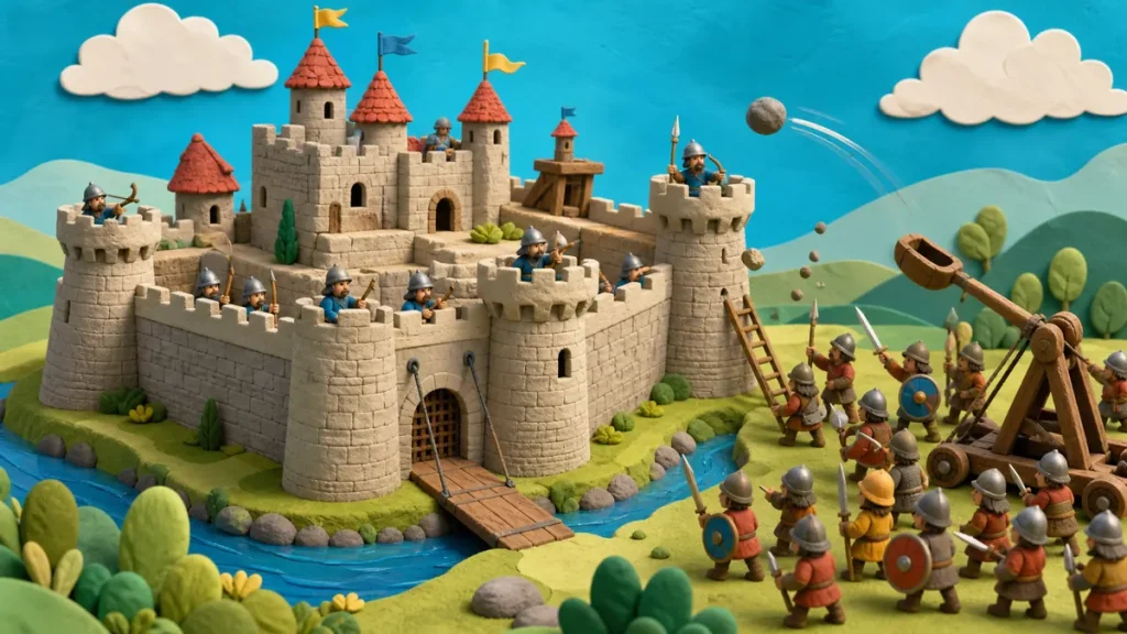 ¿Por qué los castillos tenían murallas?