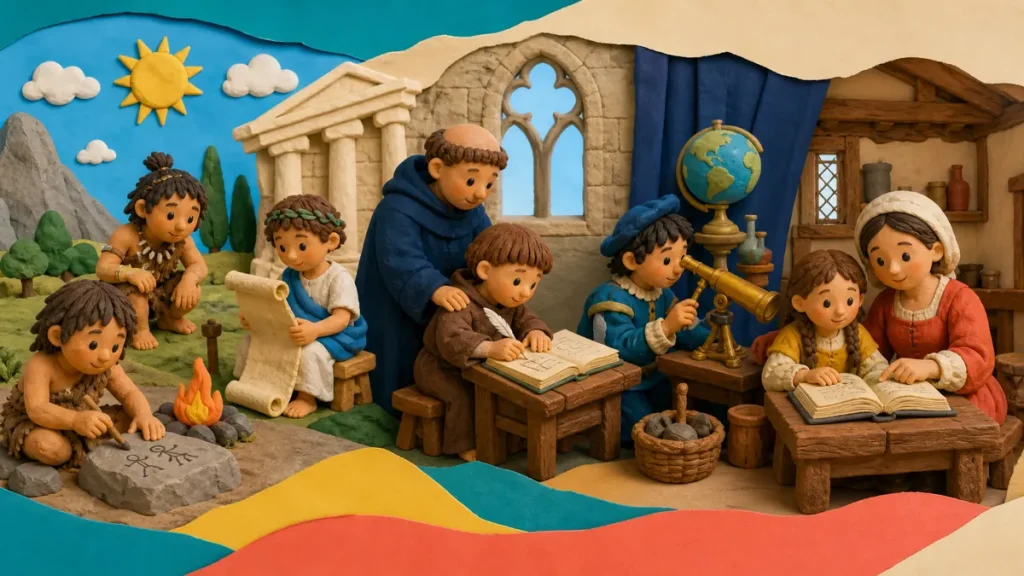 ¿Cómo aprendían los niños en otras épocas?