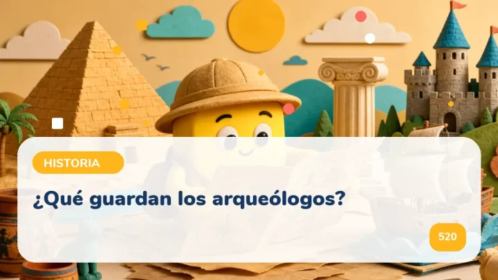 ¿Qué guardan los arqueólogos?