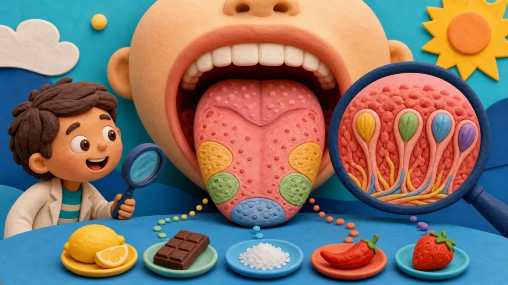 ¿Cómo saborea la lengua?
