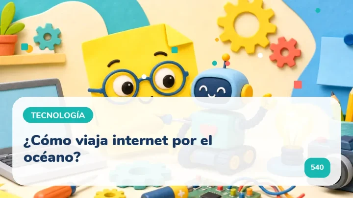 ¿Cómo viaja internet por el océano?