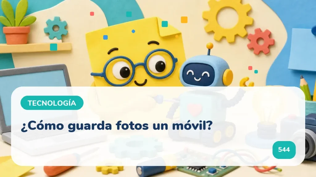 ¿Cómo guarda fotos un móvil?