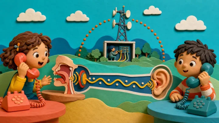 ¿Cómo llega la voz por teléfono?