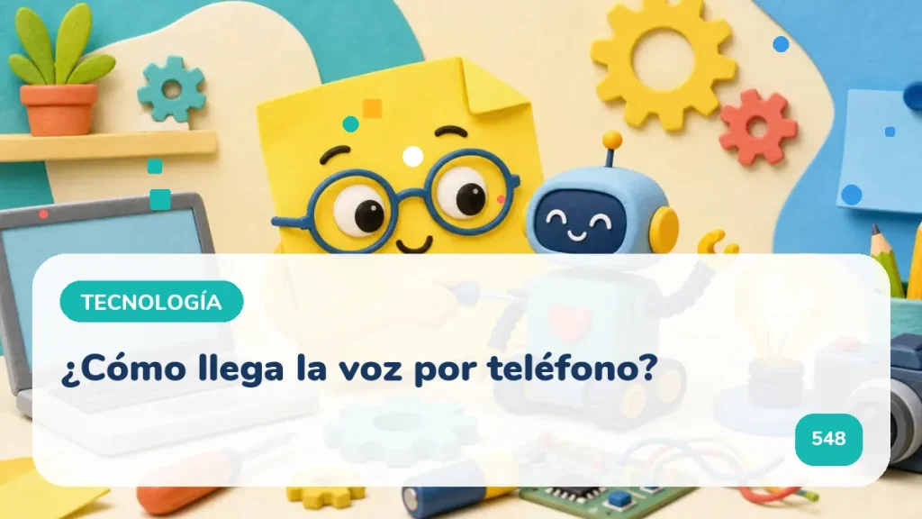 ¿Cómo llega la voz por teléfono?